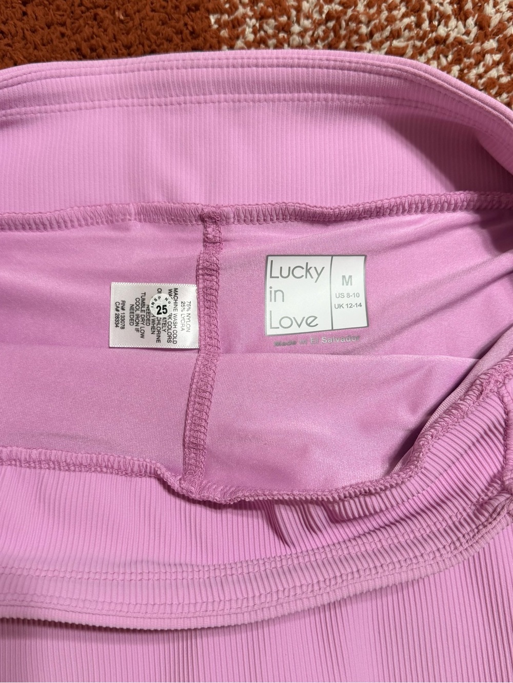 Lucky in Love Bubblegum Pink Athletic Skort